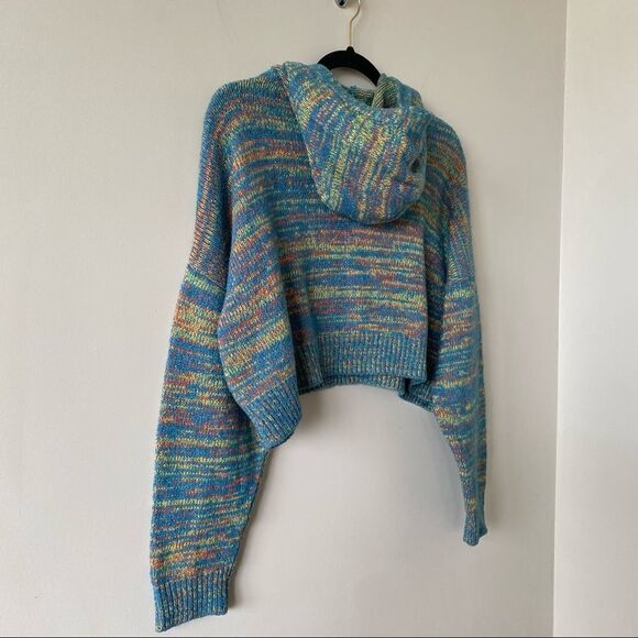 Uo Space Dye Hooded Pullover Jumper (Size:XS) - Picture 6 of 11